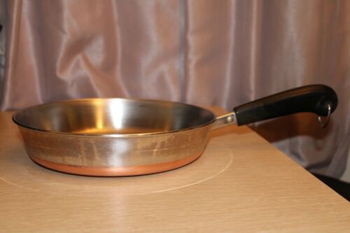 Revere Ware Stainless Steel 8 Inch Skillet Fry Pan No Lid Copper Bottom for  sale online