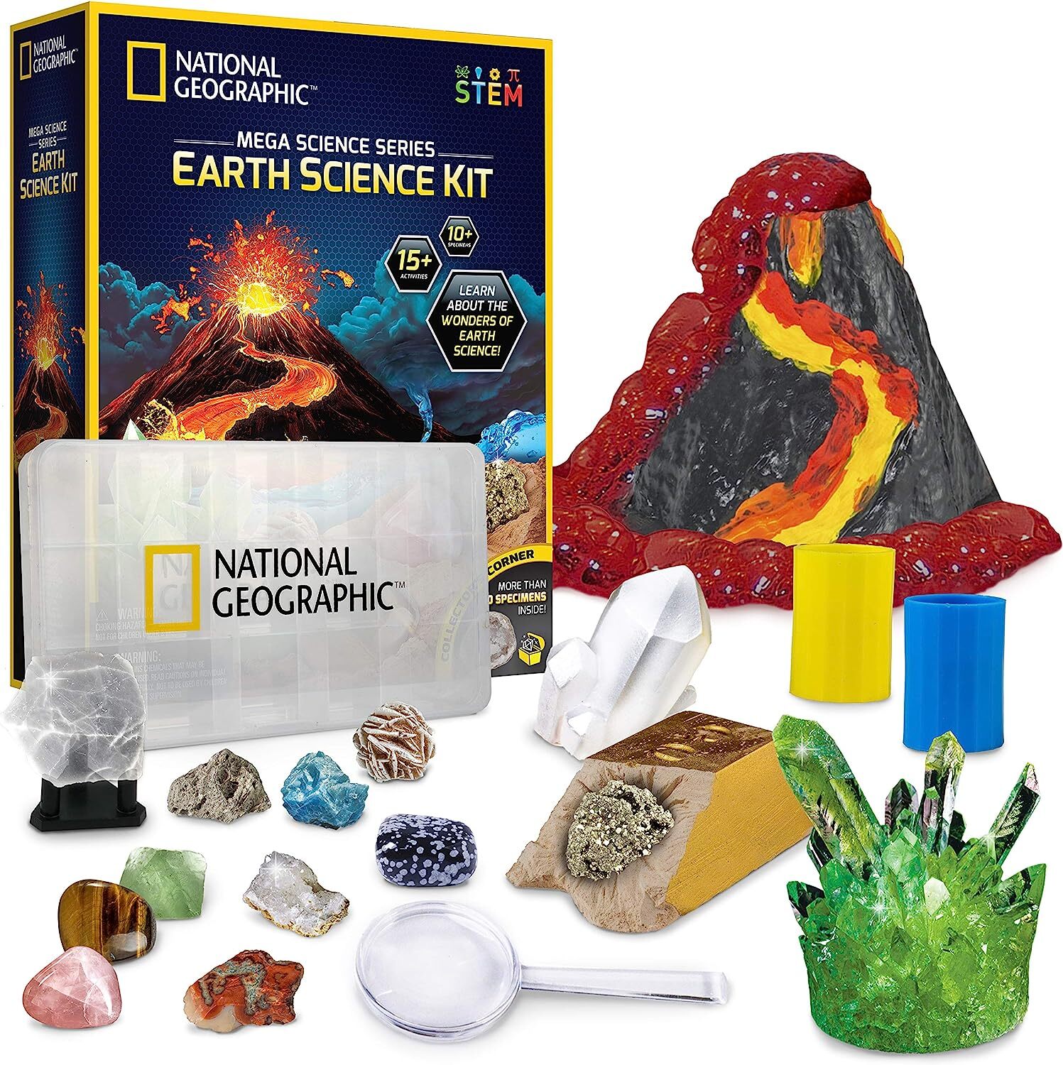 NATIONAL GEOGRAPHIC Earth Science Kit - Over 15 Science