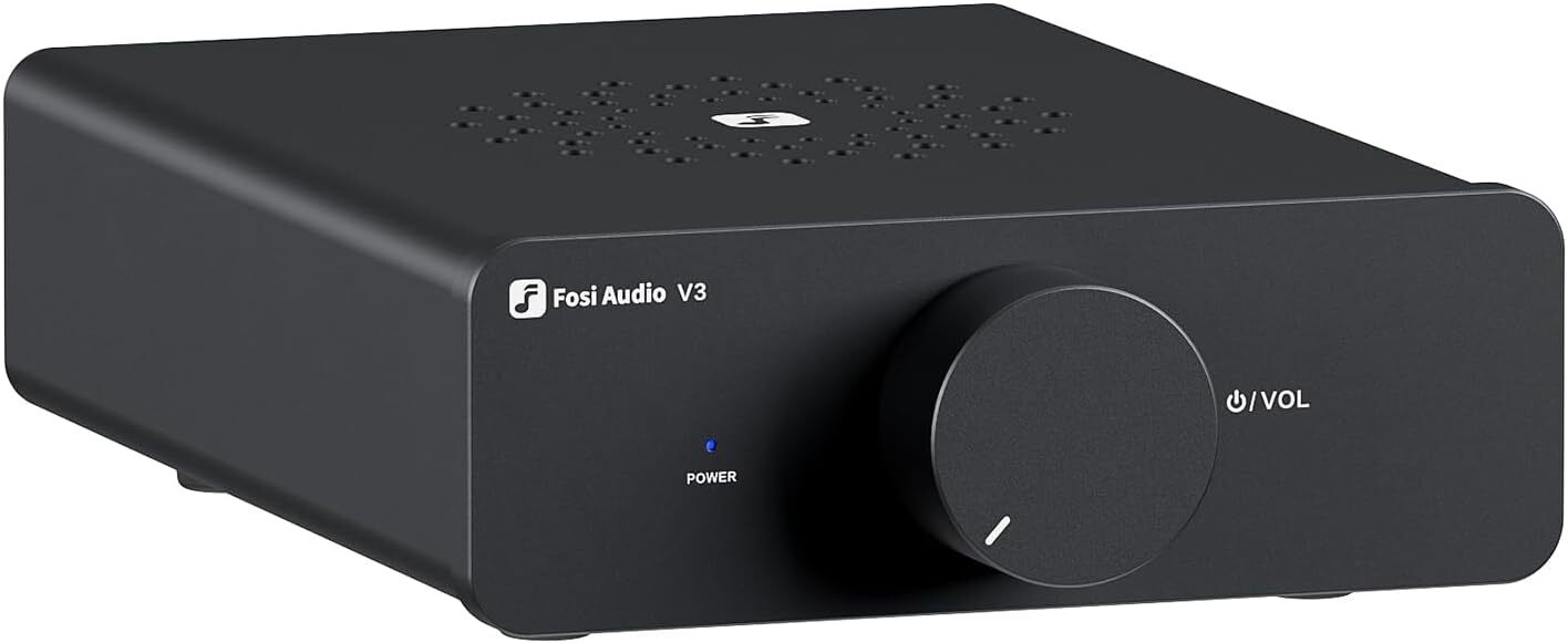 Fosi Audio V3 Stereo Amplifier Home Audio 300 Watts x2 Power