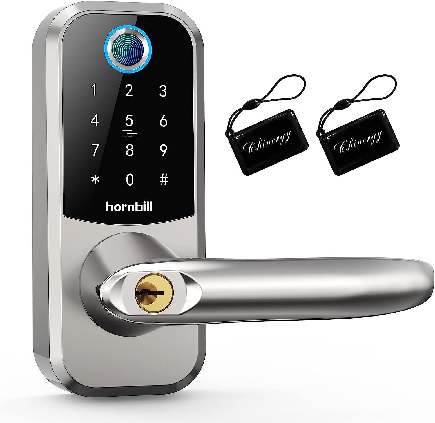hornbill Smart Door Lock with Keypad, Keyless Entry Home Smart Locks for  Front Door, Smart Deadbolt Bluetooth Digital Door Lock Works with APP  Control, Code and eKey, Auto Lock for Home Airbnb 