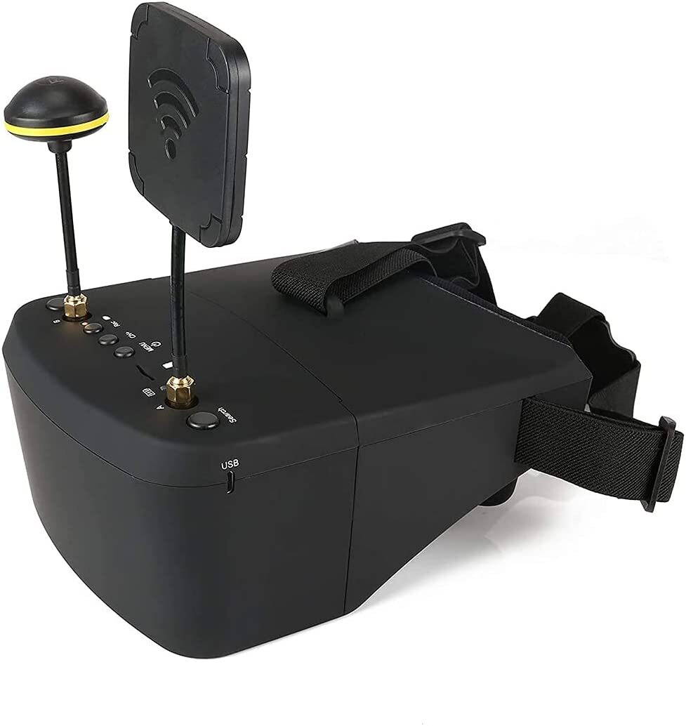DJI FPV Goggles V2 for Drone Racing Immersive Experience, Supports up to  110 minutes of flight Black (Renewed)